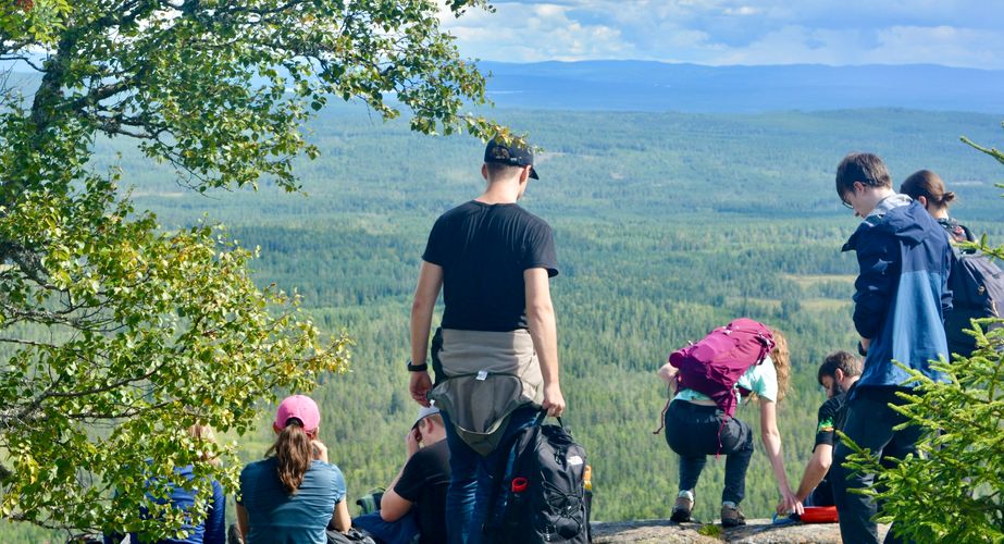 Lybergsgnupen pauze op de mooiste plek